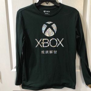 Xbox forest green long sleeve shirt
